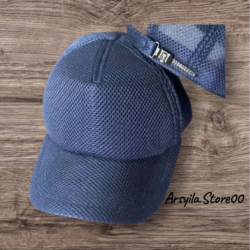 Topi Dubblemess Polos/Topi PNS Polos/Topi Jaring Dubblemes