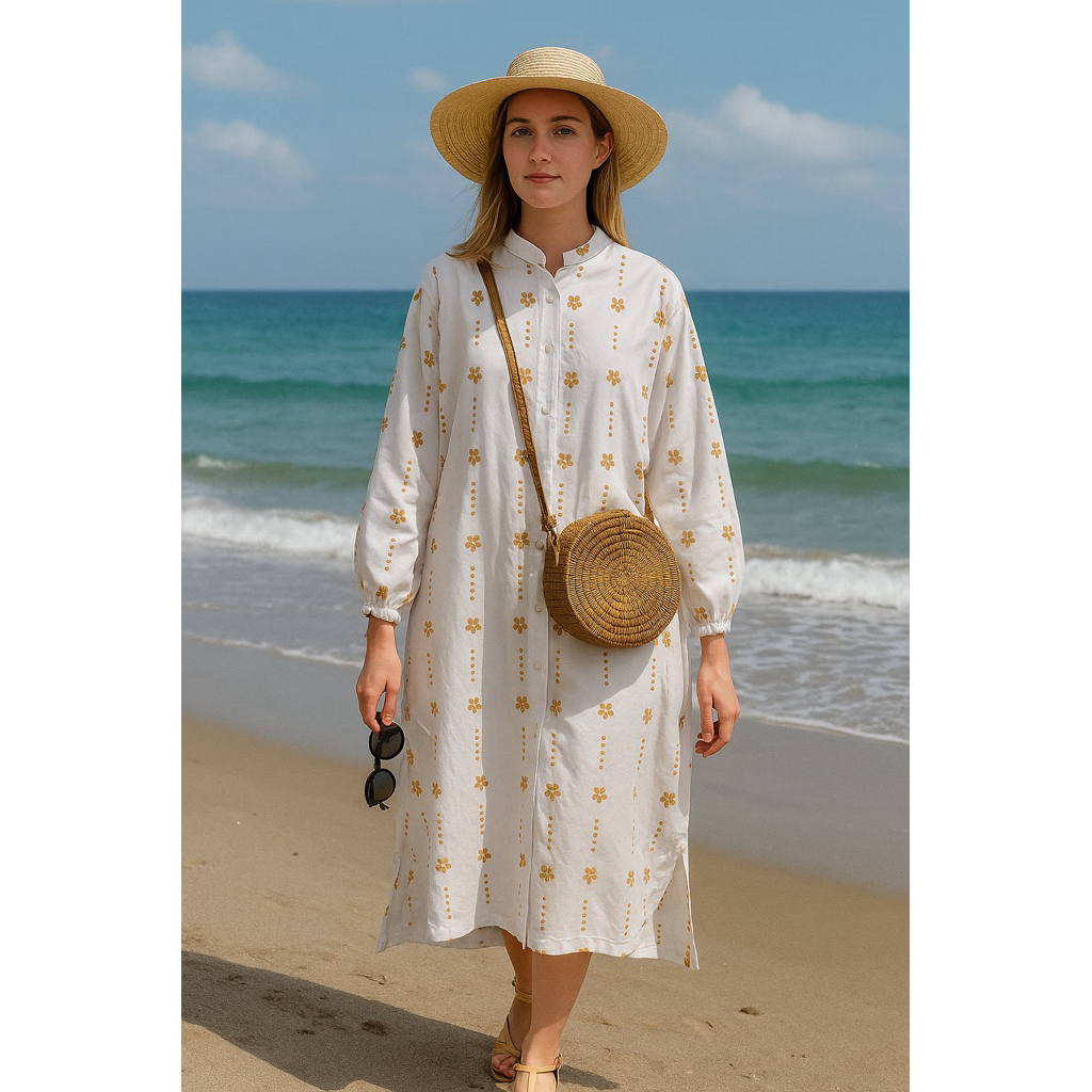 Masayu Batik - Tunik Batik Wanita Jumputan Lembayung Series