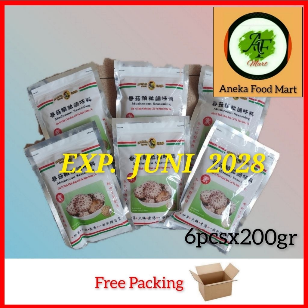 

Mamata Mushroom seasoning 200gr/ Mamata Kaldu Jamur/ Bumbu Kaldu Jamur/ Mokoceng/ Penyedap Masakan/ Totole/ Herring Brand/ Sunbay/ Mushroom seasoning Powder/ Kaldu jamur/ vegetalk kaldu jamur
