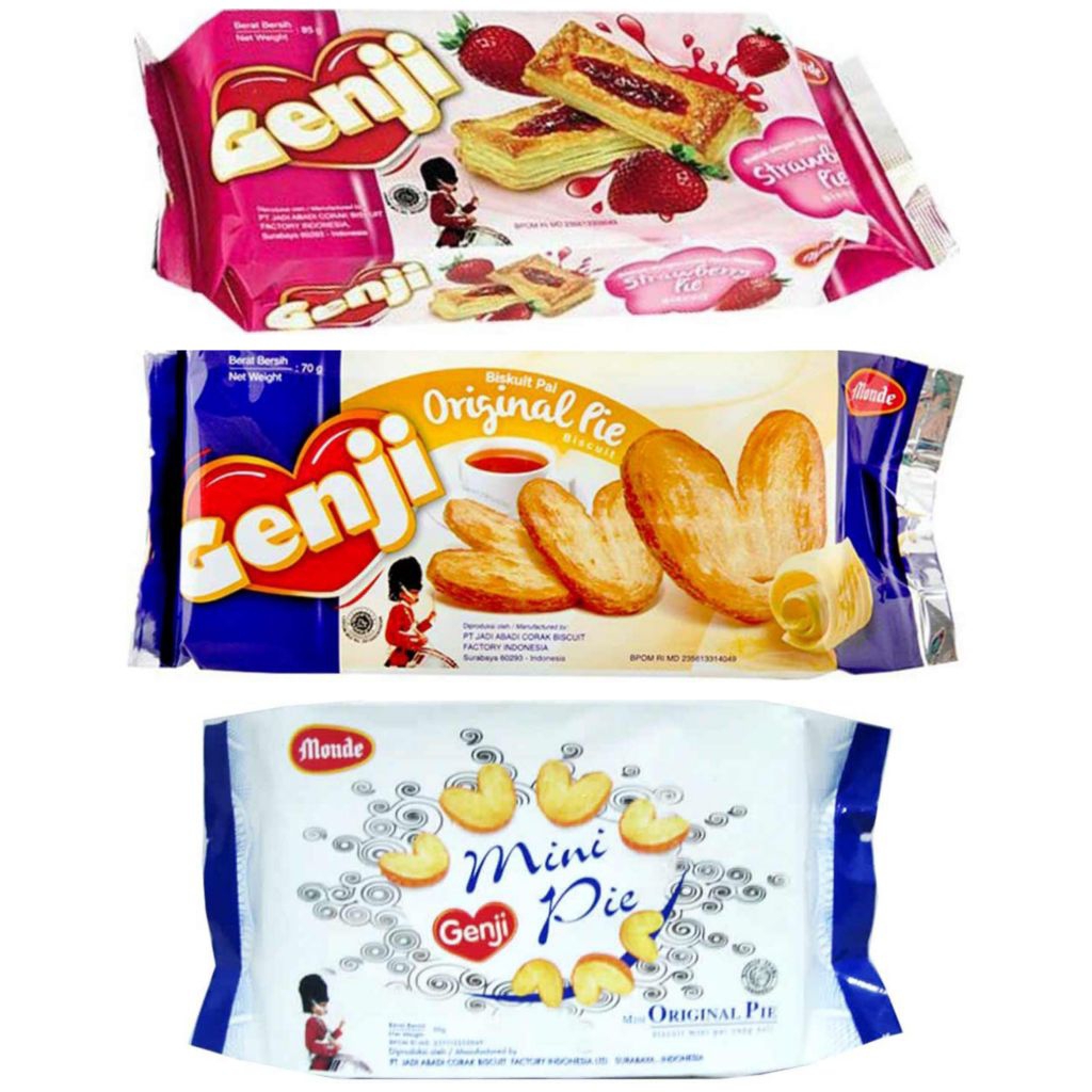 

Monde Aneka Biskuit Genji Original Pie Mini strawberry