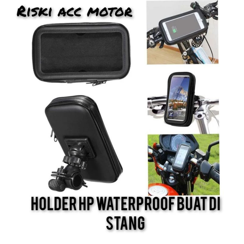 Waterproof Holder hp stang motor beat street pcx adv fino verzha anti air
