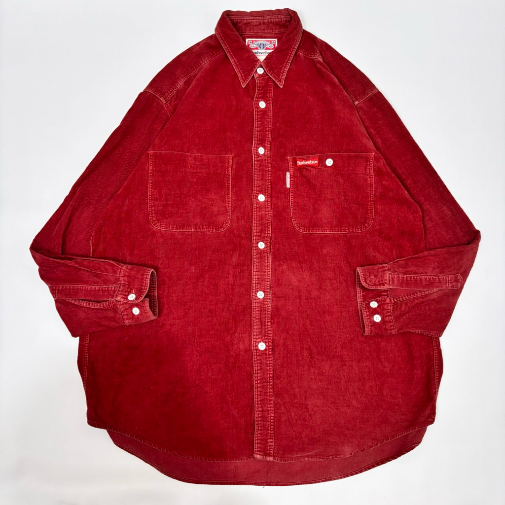 Kemeja Budweiser Corduroy