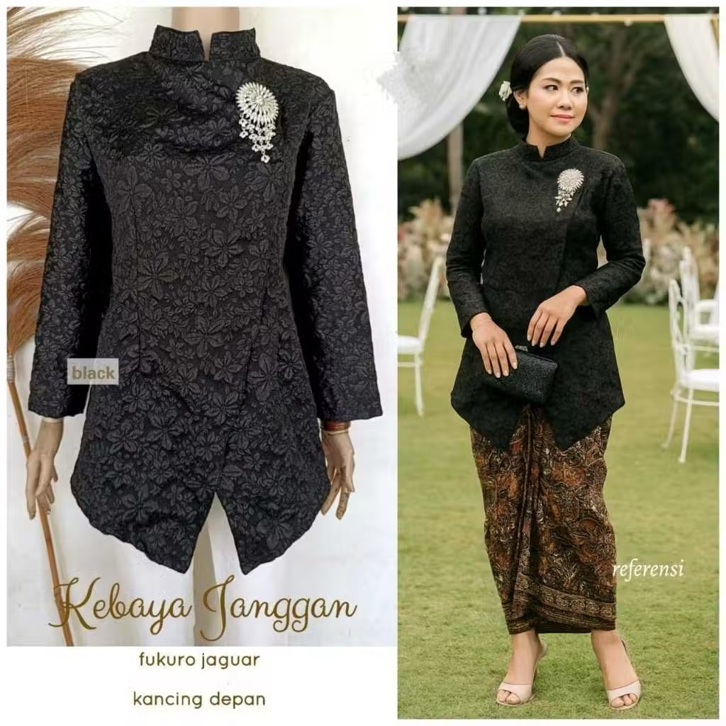 DISKON Terbaru Atasan Kebaya Janggan Modern Kebaya Kondangan Outfit Wisuda Lamaran Tunangan Kekinian