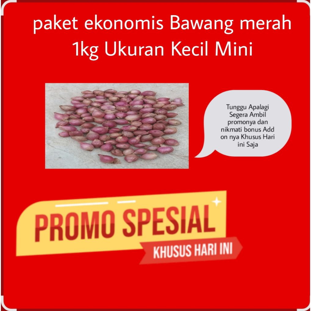 

bawang merah probolinggo 1kg ukuran Sedang kecil murah meriah kering sesuai ayo segera ambil selagi promo cari murah ya ini Tentukan pilihanmu Ibu bijak pasti tau
