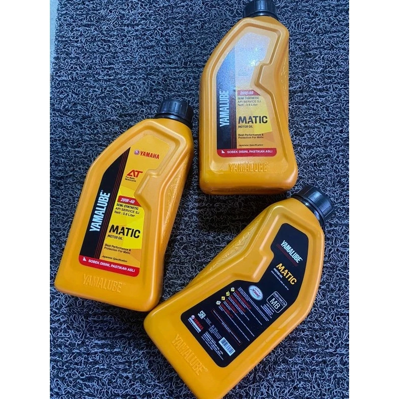 Kilau Holiday Oli Yamalube Matic 800Ml/0,8Liter Sae 20W-40/Oli Mesin Motor Matic Yamaha 110Cc-125Cc