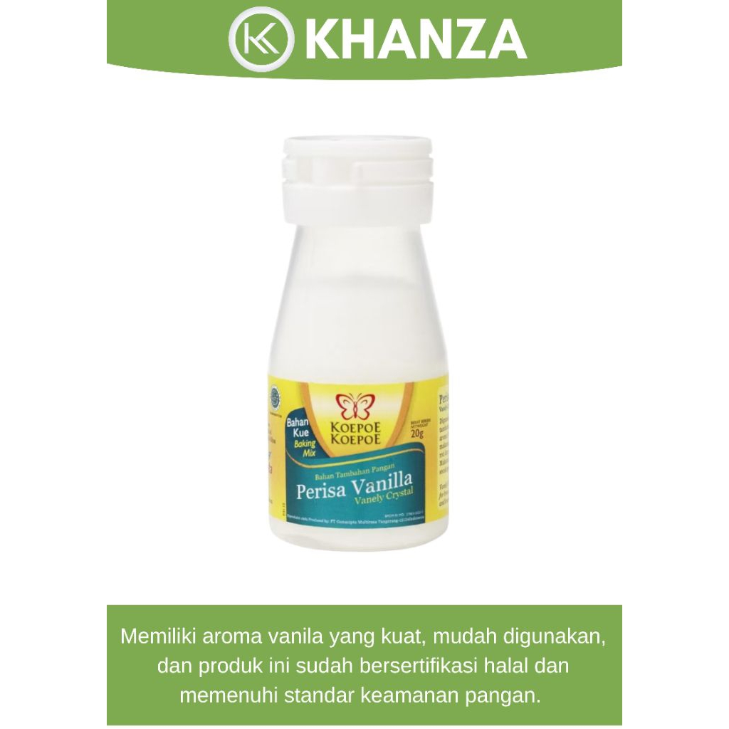 

Perisa Vanilla Vanili Bubuk Koepoe Koepoe 20 Gram