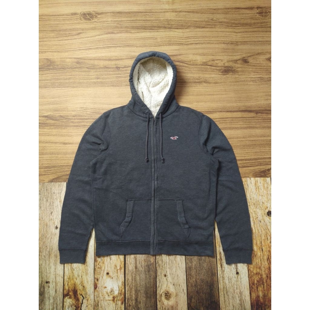 Hollister Sherpa Zip Hoodie