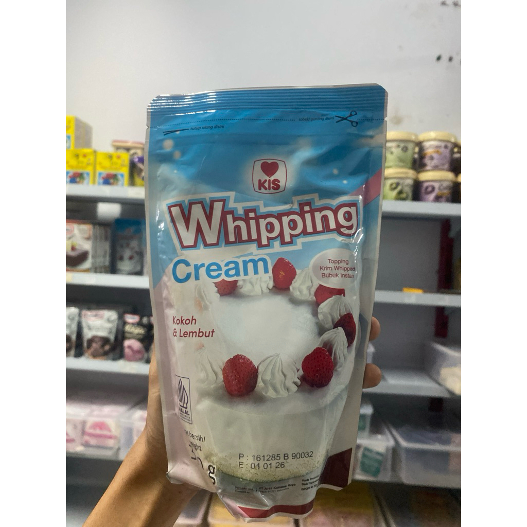 

KIS WHIPPING CREAM/ toping krim whipped bubuk instan