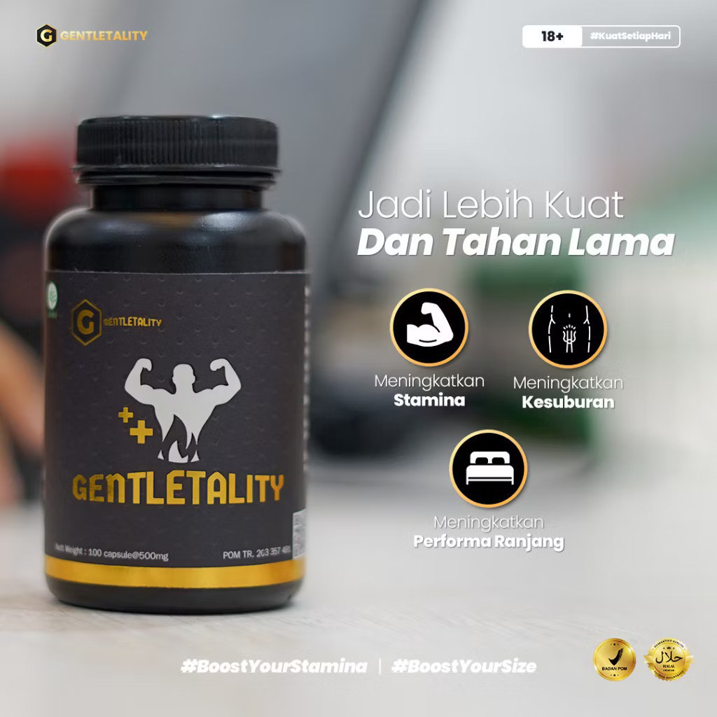 GENTLETALITY  - Kapsul Stamina BPOM & Halal