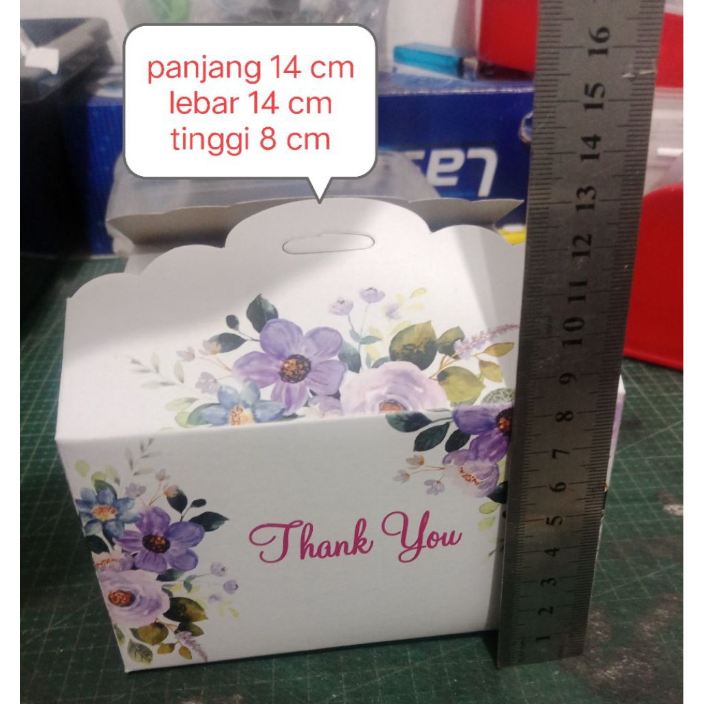 

Kardus mangkok two tone ( Bunga UNGU)