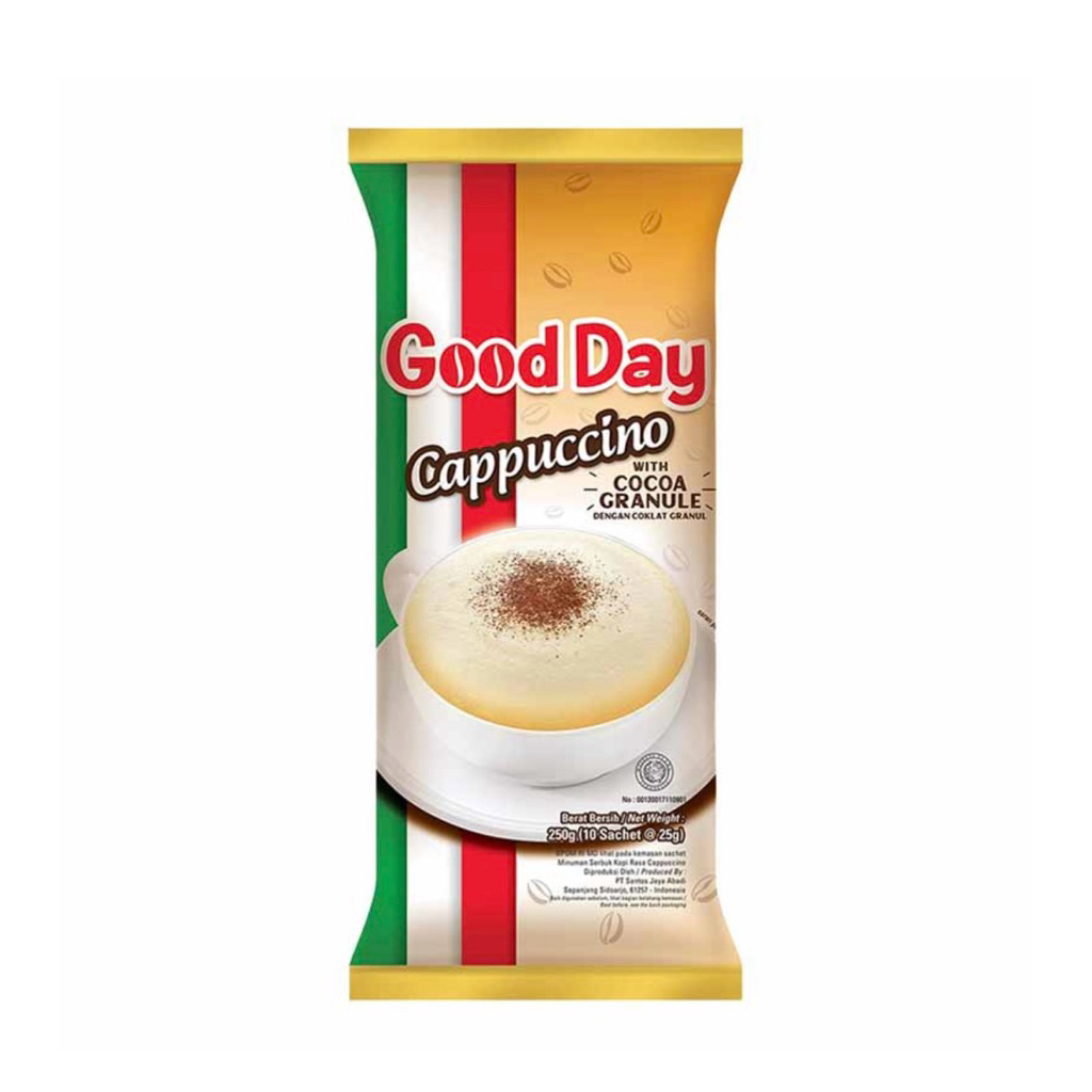 

GOOD DAY KOPI INSTAN CAPPUCINO 10x25g