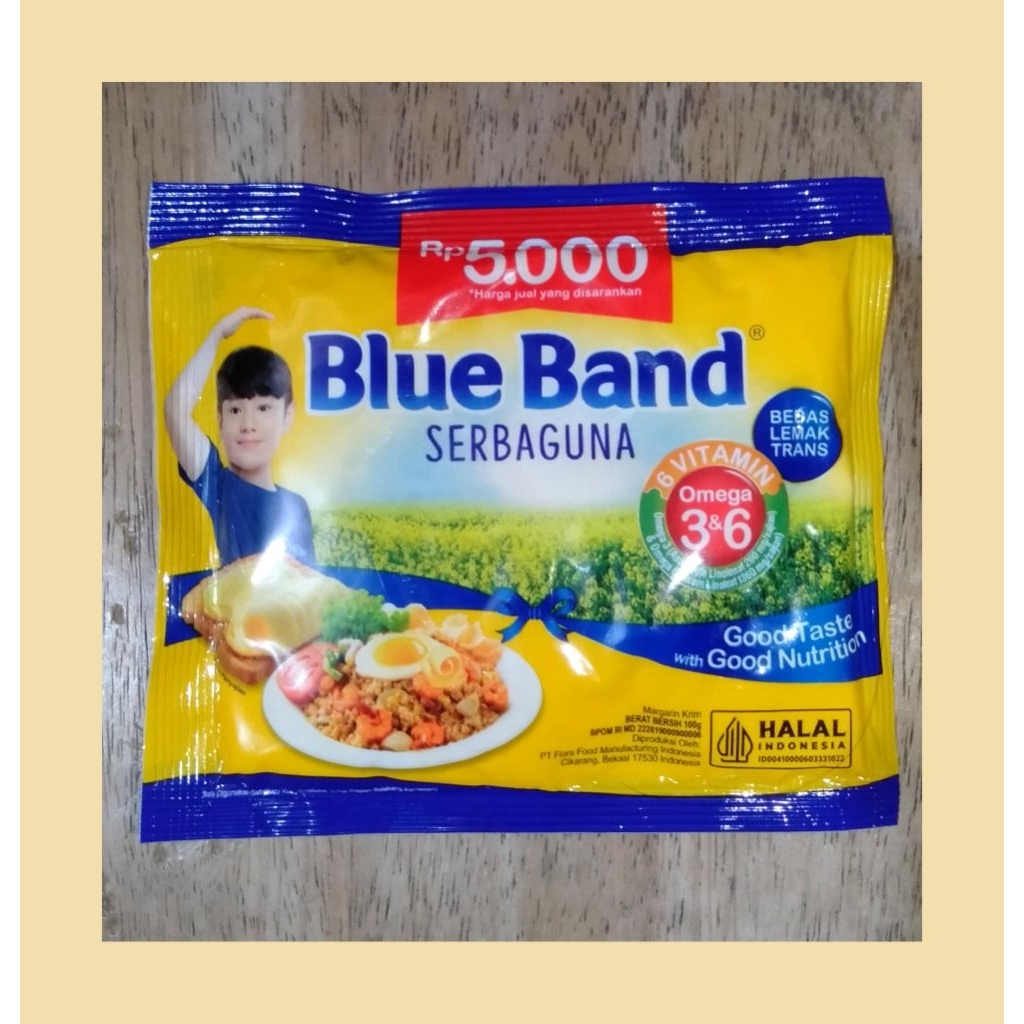 

Blue Band 100gr / Promo Mentega / BlueBand5000