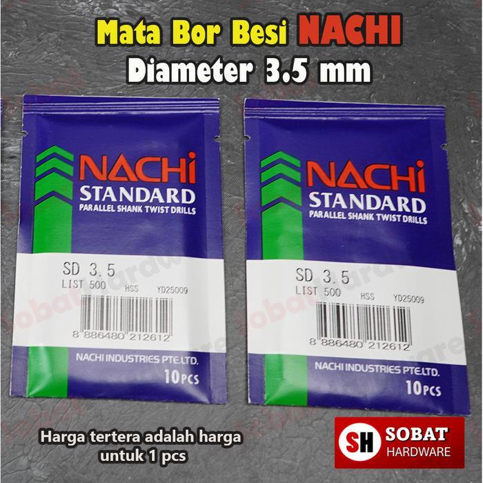 Mata Bor Besi Nachi - Nachi Mata Bor 3.5mm