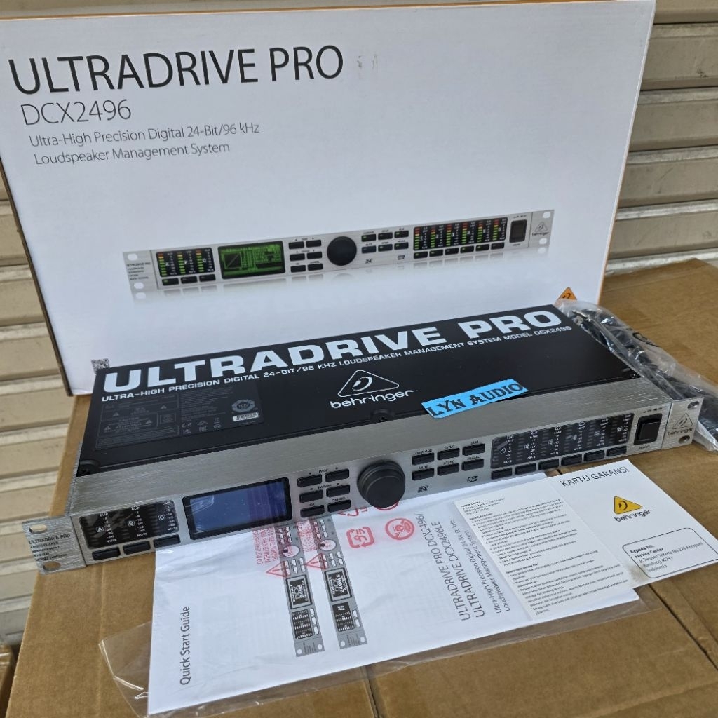 BEHRINGER DCX2496 LOUDSPEAKER MANAGEMENT SYSTEM - DLMS - 3 INPUT ORIGINAL GARANSI 1 TAHUN