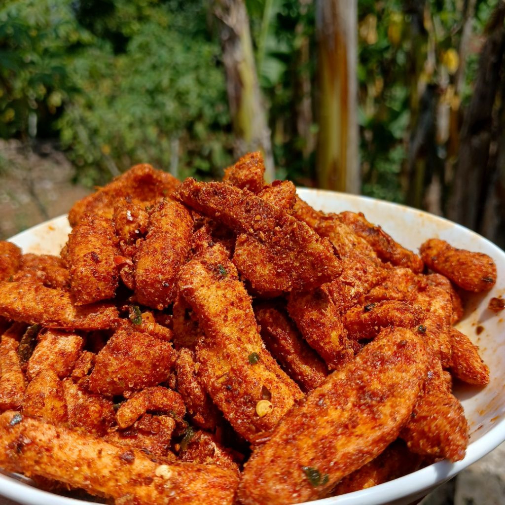 

Basreng Stik Pedas Daun Jeruk Kemasan 250gr