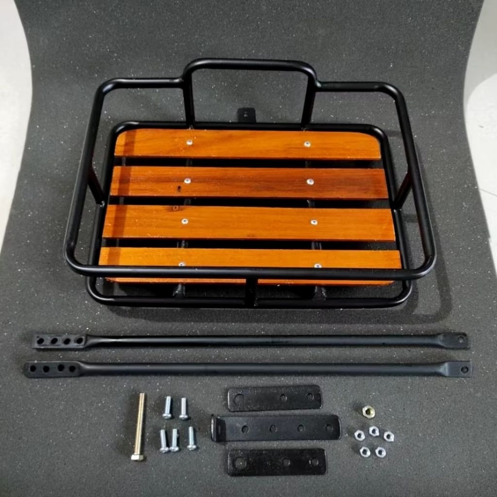 Keranjang Sepeda Rak Sepeda Model Classic Vintage Hitam Custom / Keranjang Sepeda Universal  Front R