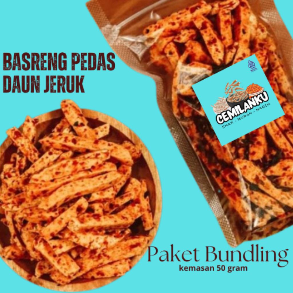 

Basreng Pedas Daun Jeruk 50gr Food Snack Cemilan Pedas