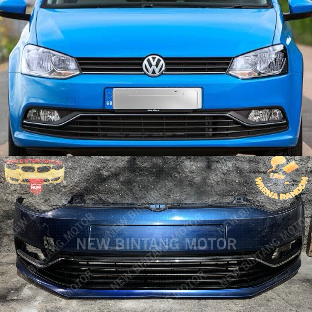 bumper depan vw polo volkswagen polo tsi 2015 2017 original