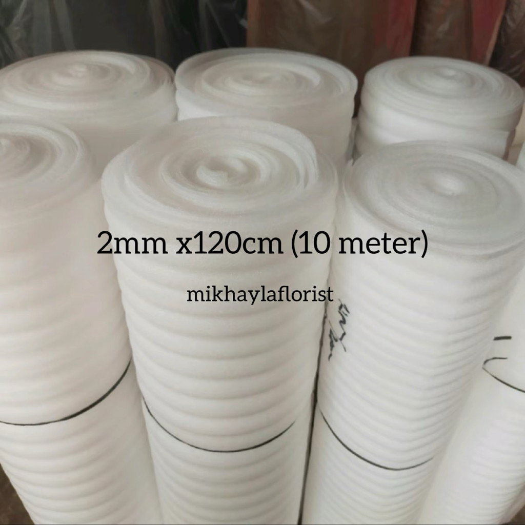 (Paket 10meter) Polyfoam Pe foam sheet tebal 2mm