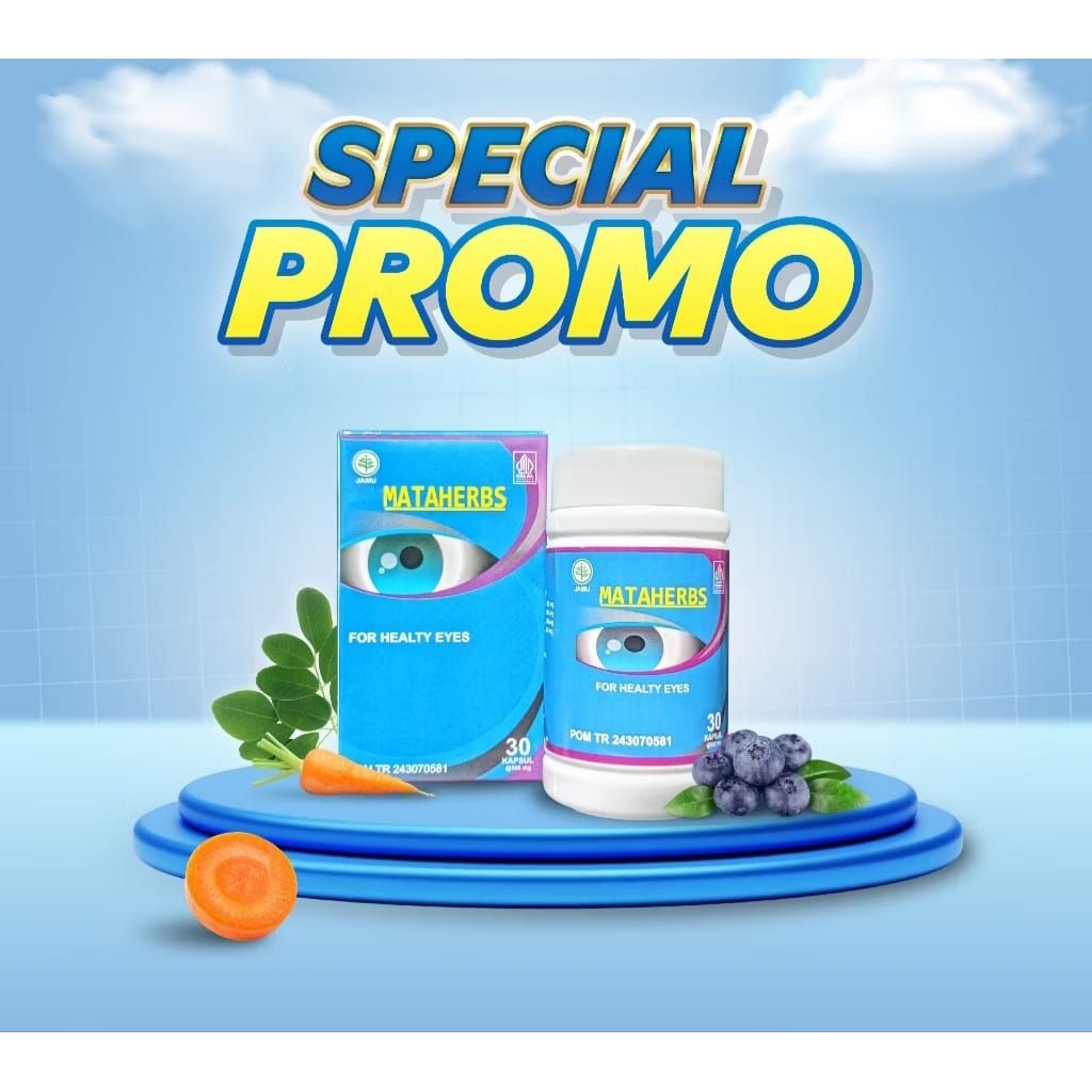 MATAHERBS - Kapsul Herbal Untuk Kesehatan Mata Katarak, Pterygium, Gluko