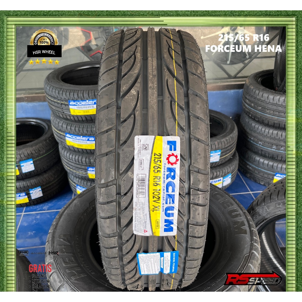 BAN MOBIL FORCEUM HENA RING 16 UKURAN 215/65 R16 BAN MOBIL TUBLES R 16 215 65