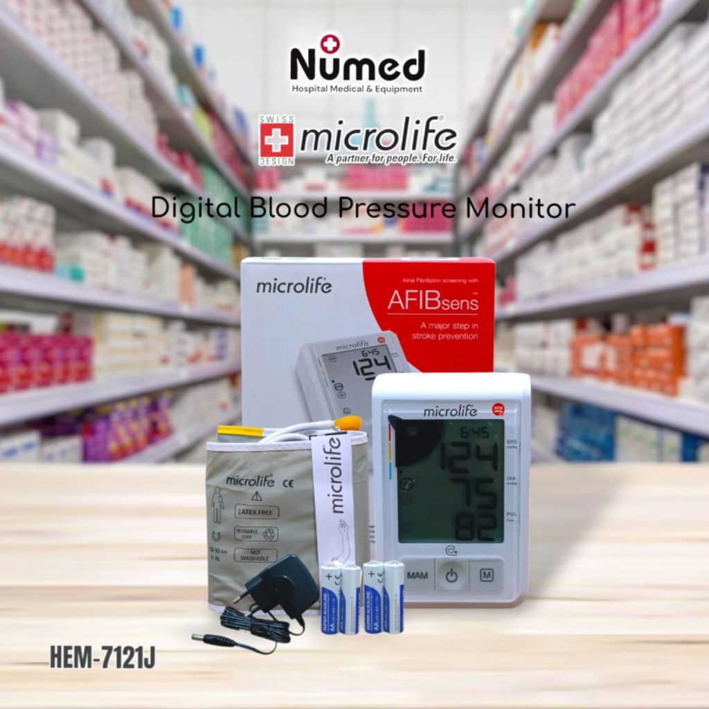 Tensimeter Digital BP3 AFIB Original Microlife / Tensi Meter Alat Ukur Tekanan Darah Microlife B3 AF