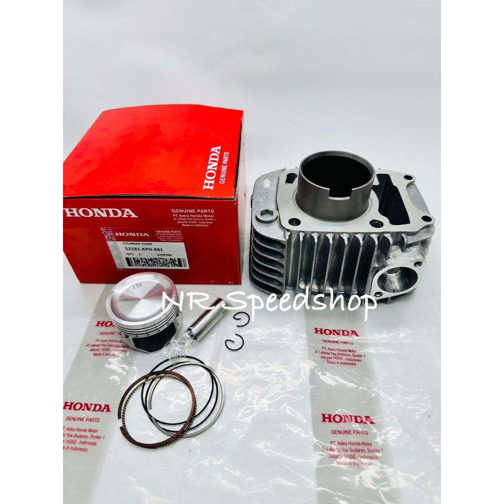 Blok Seher Komplit Piston Ring Set Honda Supra x 125 Karbu Karisma Kirana Kharisma KPH