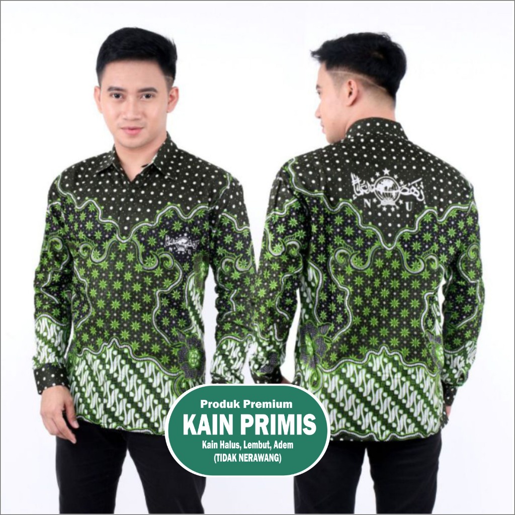 Batik NU Truntum Kemeja Truntum NU Baju Pria Dewasa Seragam Batik NU Truntum Seragam Batik NU Terbar