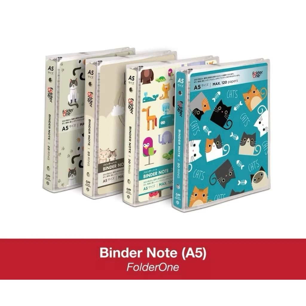 

BINDER NOTE A5 FOLDER ONE