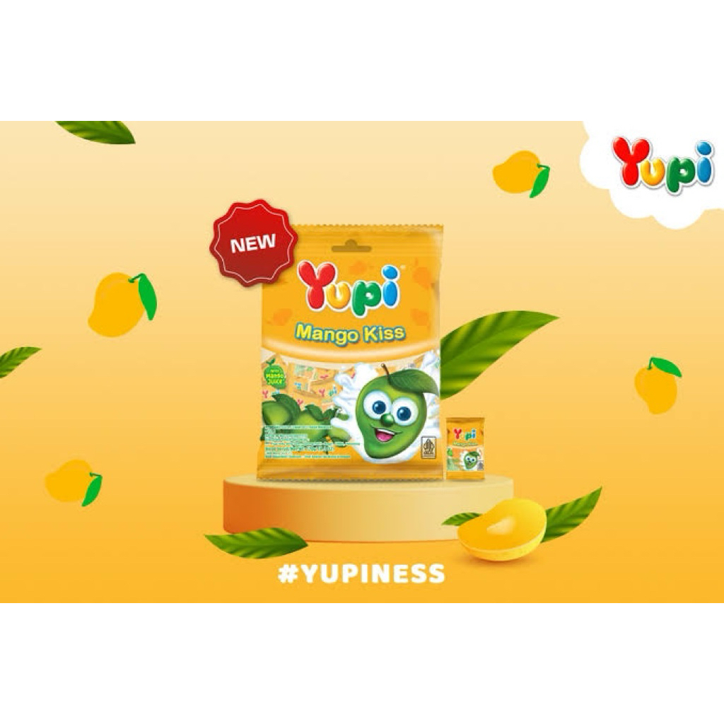 

YUPPY CANDY BAG 120 GR (MANGGO KISS & FRUITY PUFF)