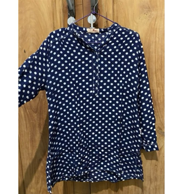 preloved - blouse polkadot