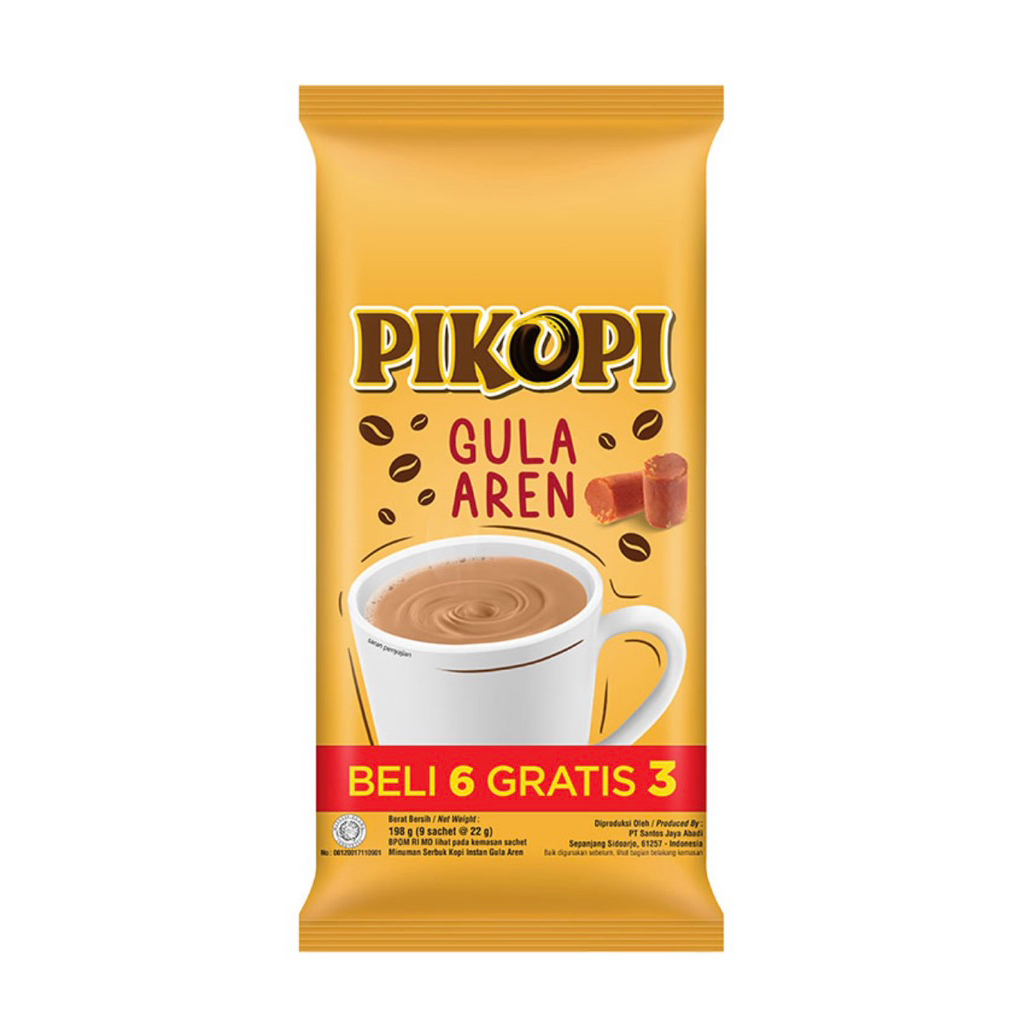 

PIKOPI KOPI INSTAN GULA AREN 9x22g