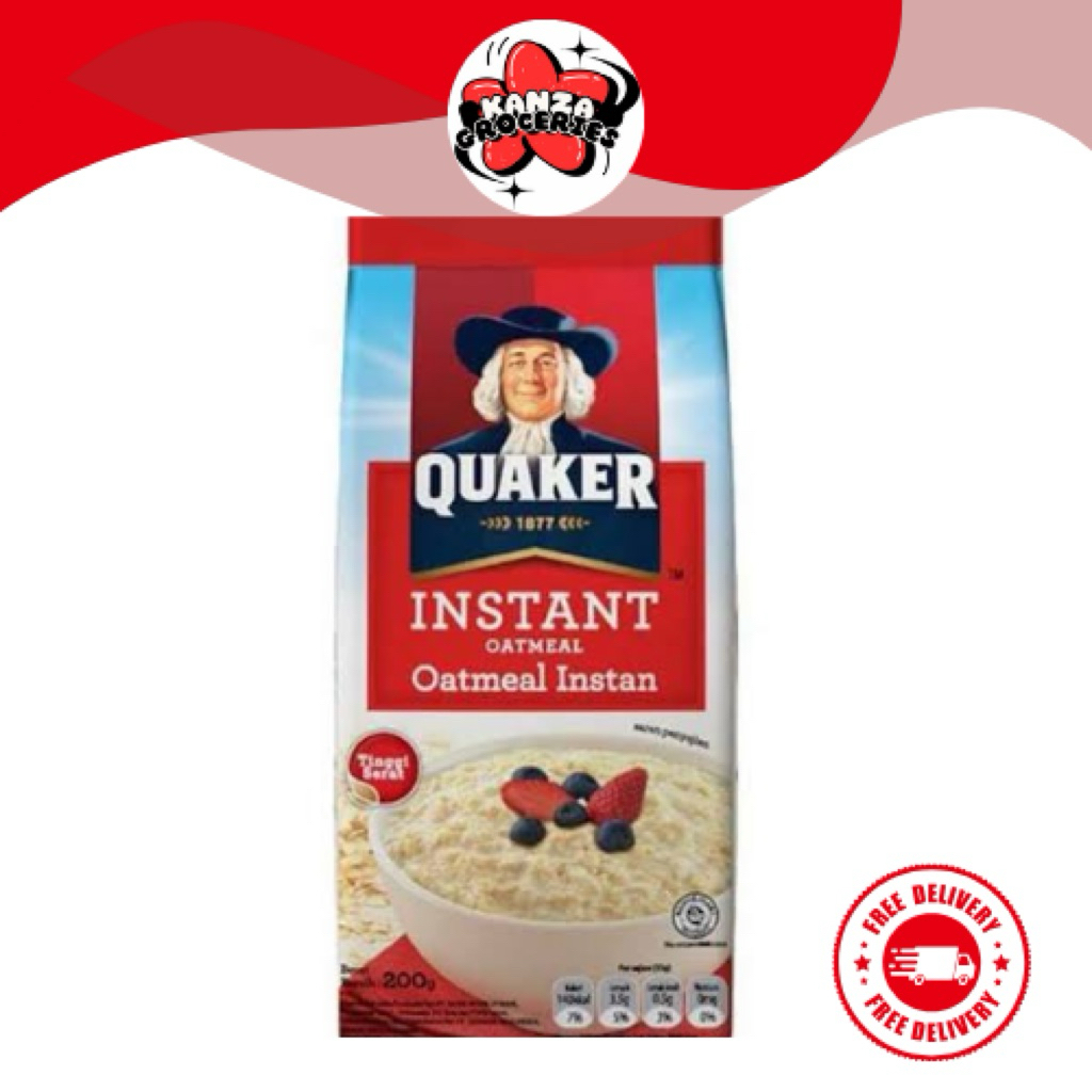 

Quaker Instan Oatmeal 200gr | Kanza Groceries