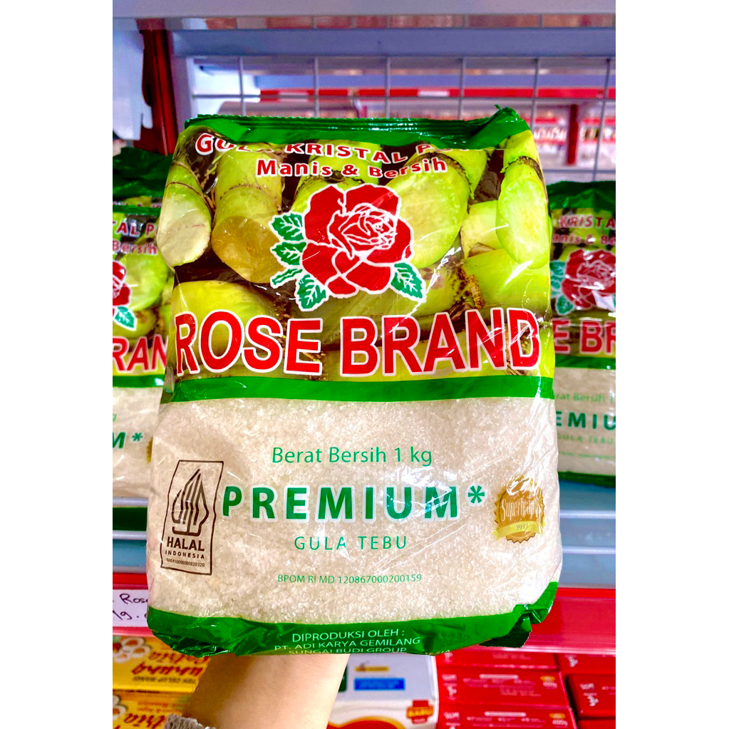 

ROSE BRAND Gula Tebu Premium 1 kg