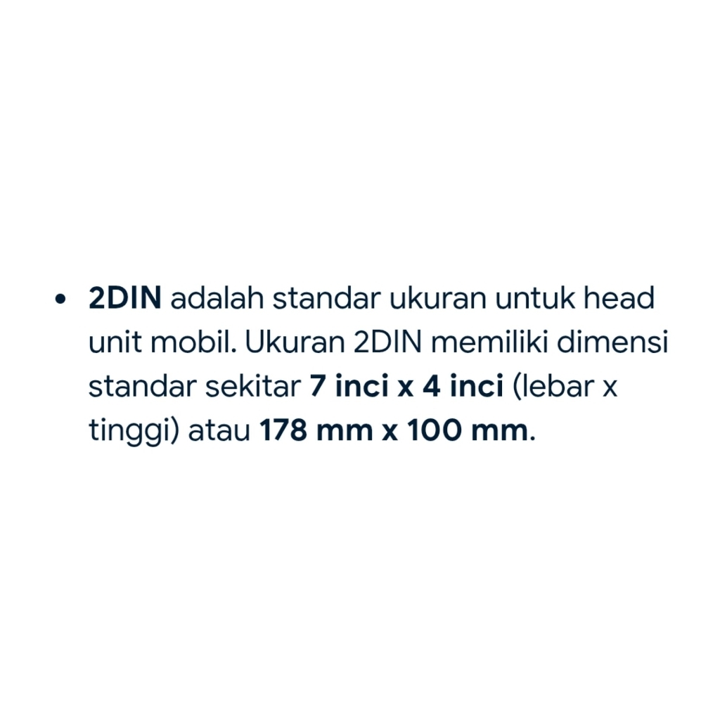 Radio Tape Mobil TOYOTA