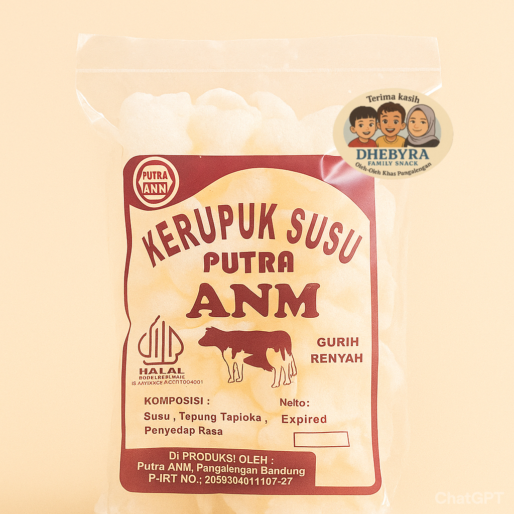 

Kerupuk Susu Putra ANM Oleh Oleh Pangalengan
