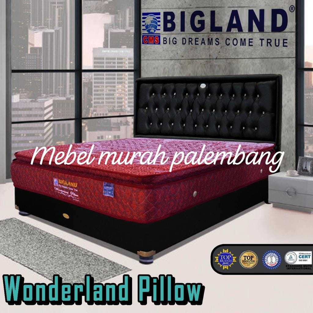 Kasur Springbed Bigland Pillowtop / Matrass Bigland Wonder S Pillow - Matras Aja, 100x200