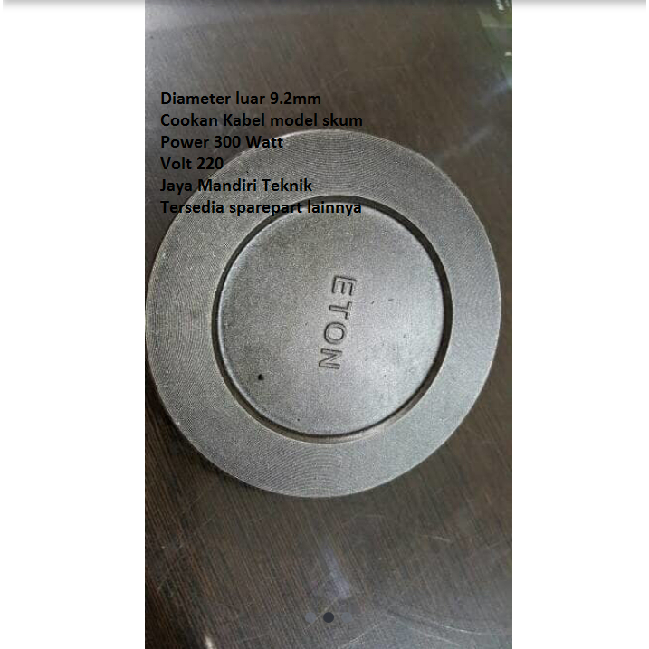 Heater Mesin Cup Sealer Eton / Element Cup Sealer