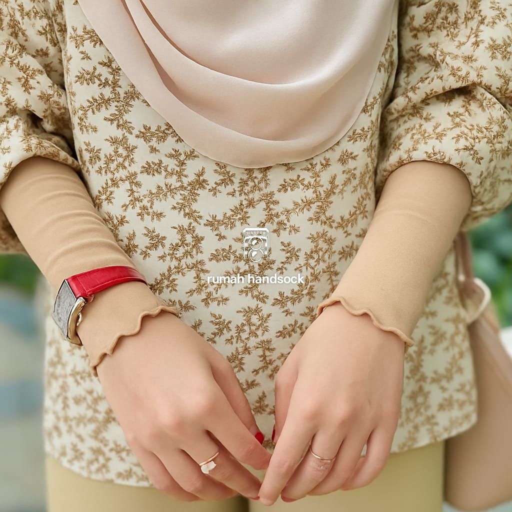 HEMAT HANDSOCK CURLY 1 LAYER SENADA / MANSET TANGAN / HANDSOCK CURLY PREMIUM