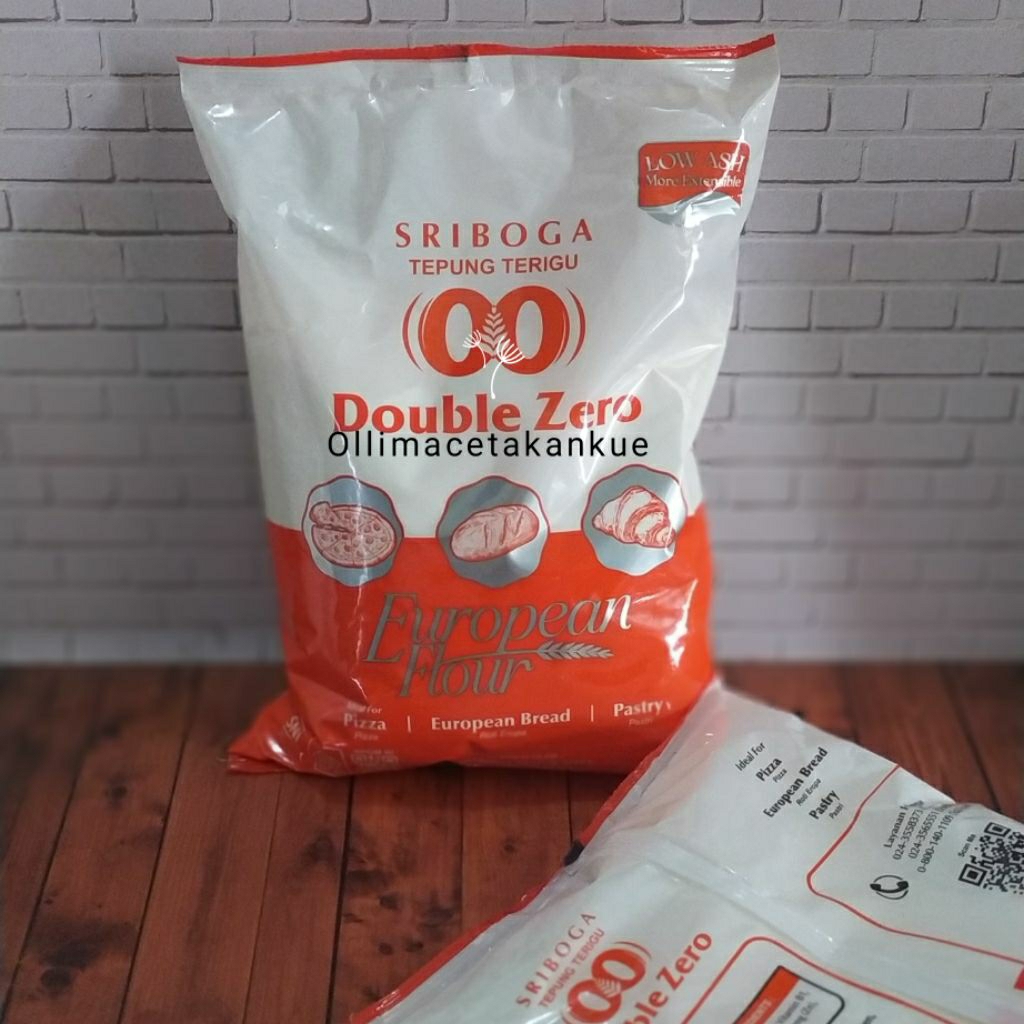 

Double Zero Tepung untuk Pastry dan Pizza 1 kg