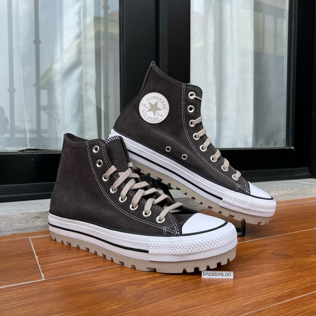 Sepatu Sneakers Pria Converse CTAS City Trek Dark Green