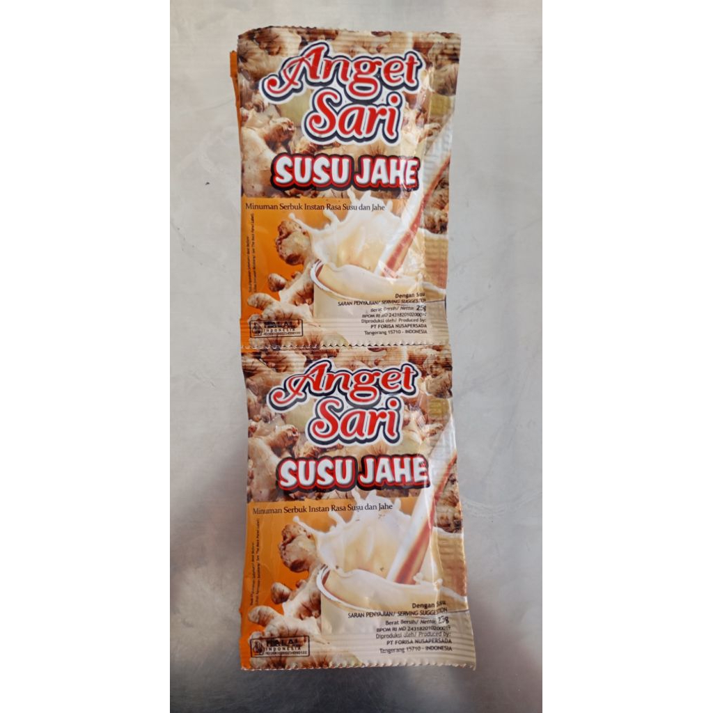 

Anget sari susu jahe renceng 10 sachet