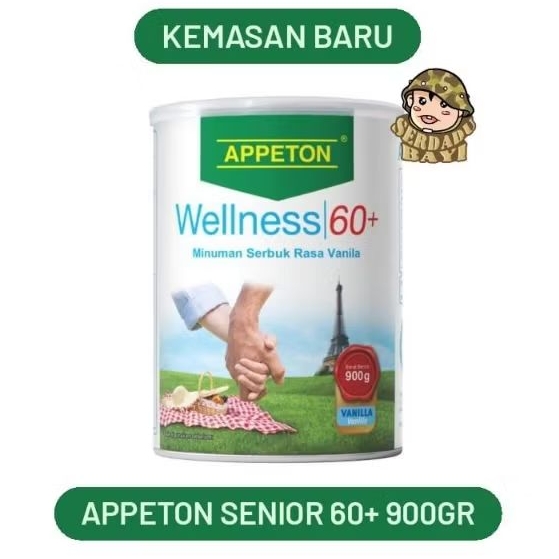 Appeton 60+ Vanila 900 gram