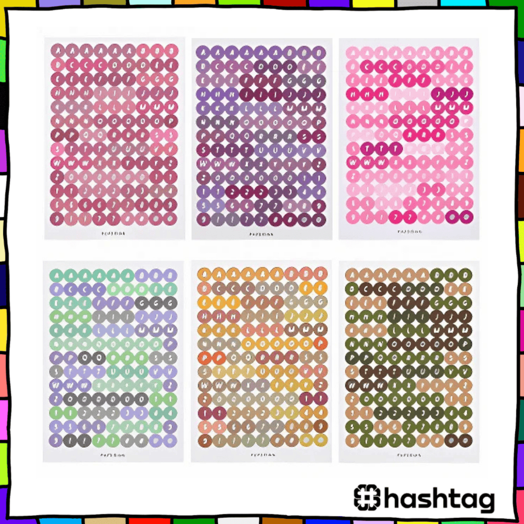 

#️⃣ STICKER ALPHABET HURUF ANGKA DEKORASI PER LEMBAR Y3440