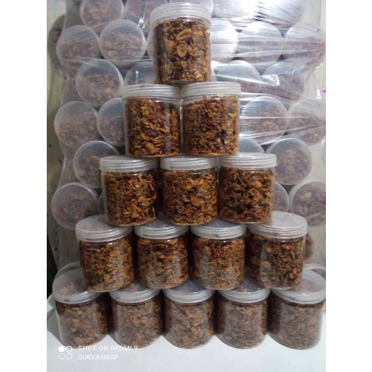 

BRAMBANG GORENG MURNI ISI 250 GRAM WADAH TOPLES TEBAL/BRAMBANG GORENG KRISPY