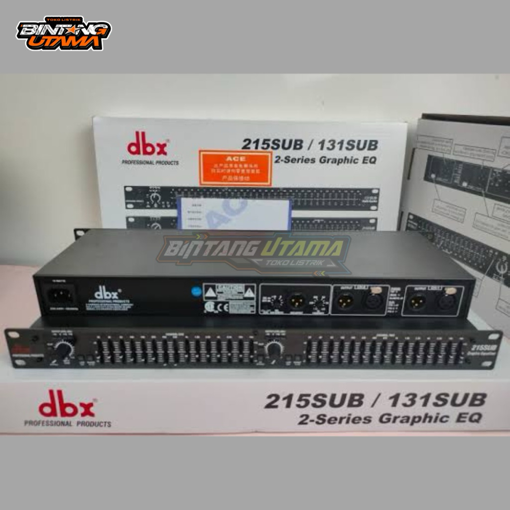 equalizer dbx 215sub plus sub