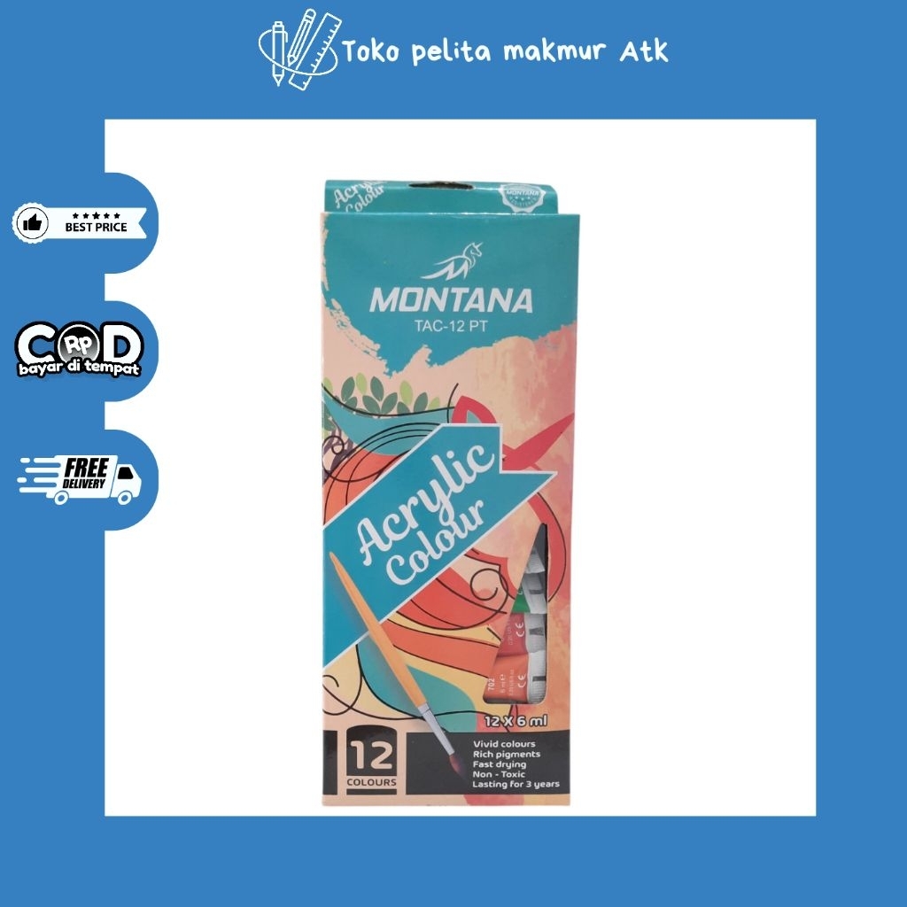 

CAT ACRYLIC 12 WARNA