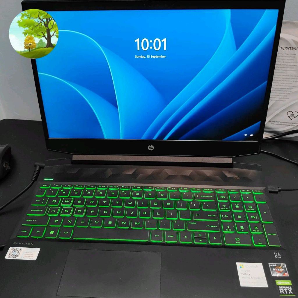 Laptop HP Pavilion Gaming 15 Ryzen 5 RTX 3050
