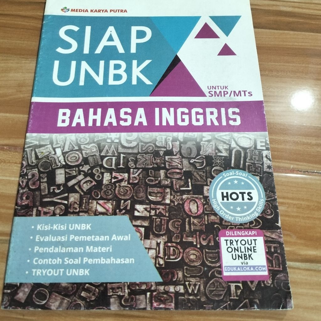 SIAP UNBK BAHASA INGGRIS UNTUK SMP
