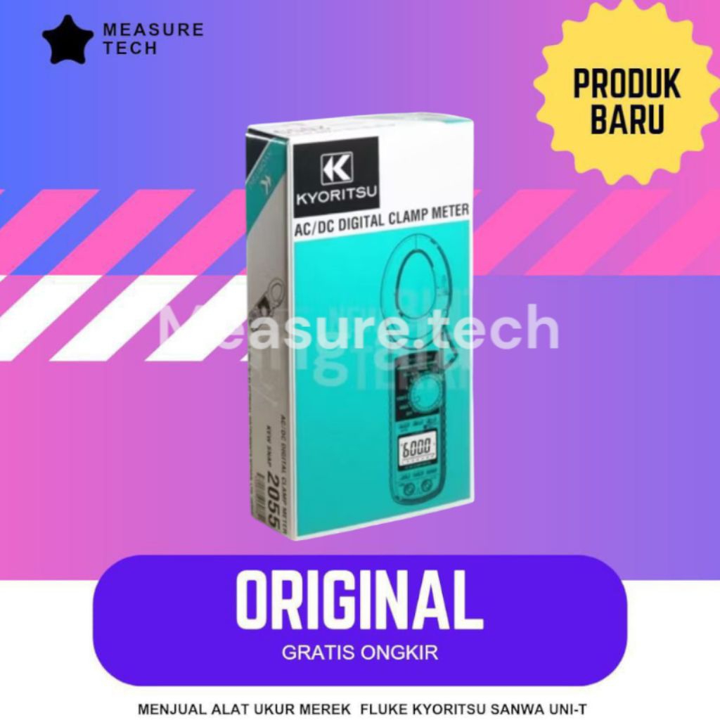 Tang Ampere Kyoritsu 2055 digital clamp meter AC/DC  original 100%